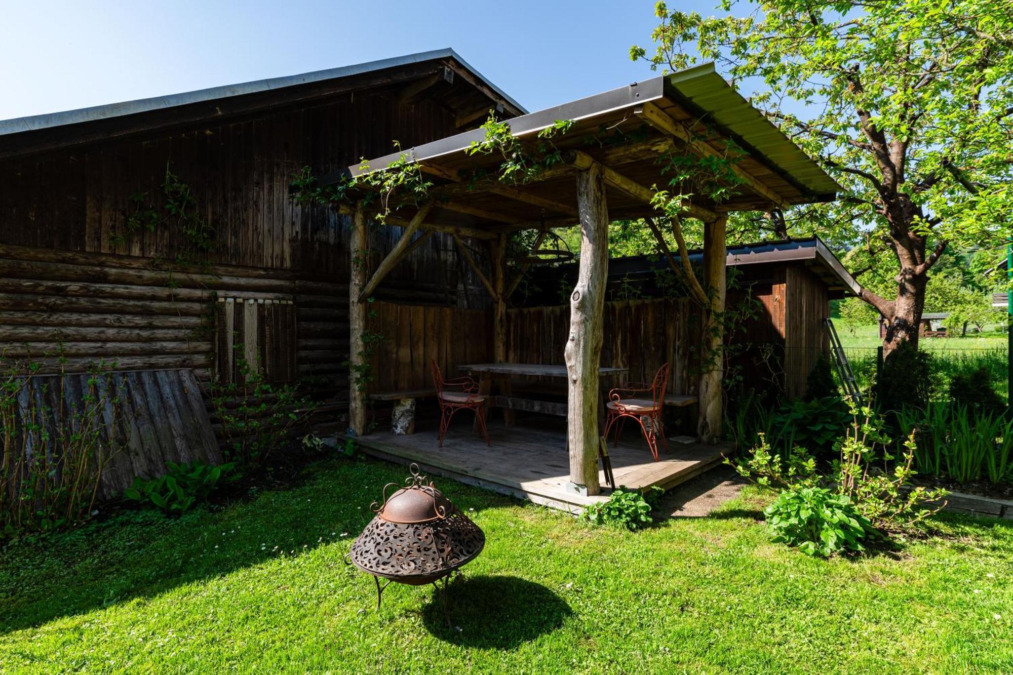 House, Garden And A Green Cat 布莱德 外观 照片